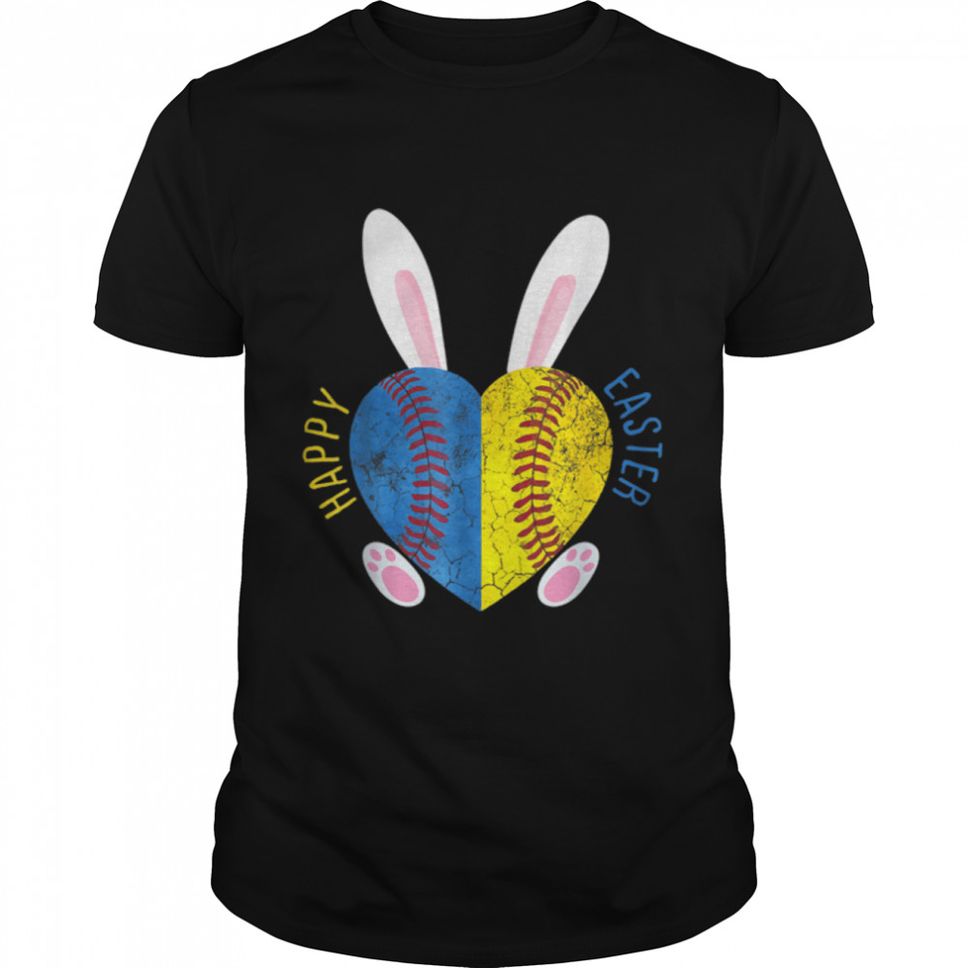 Funny Vintage Baseball Easter Day Ukraine Heart T Shirt T Shirt B09VYZ2JTR