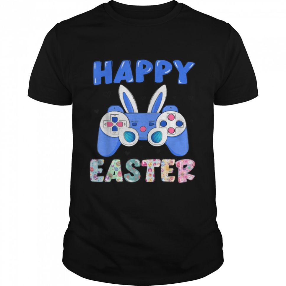 Game Controller Happy Easter Day Gamers Kids Boys Girls TShirt B09VYVSNQW