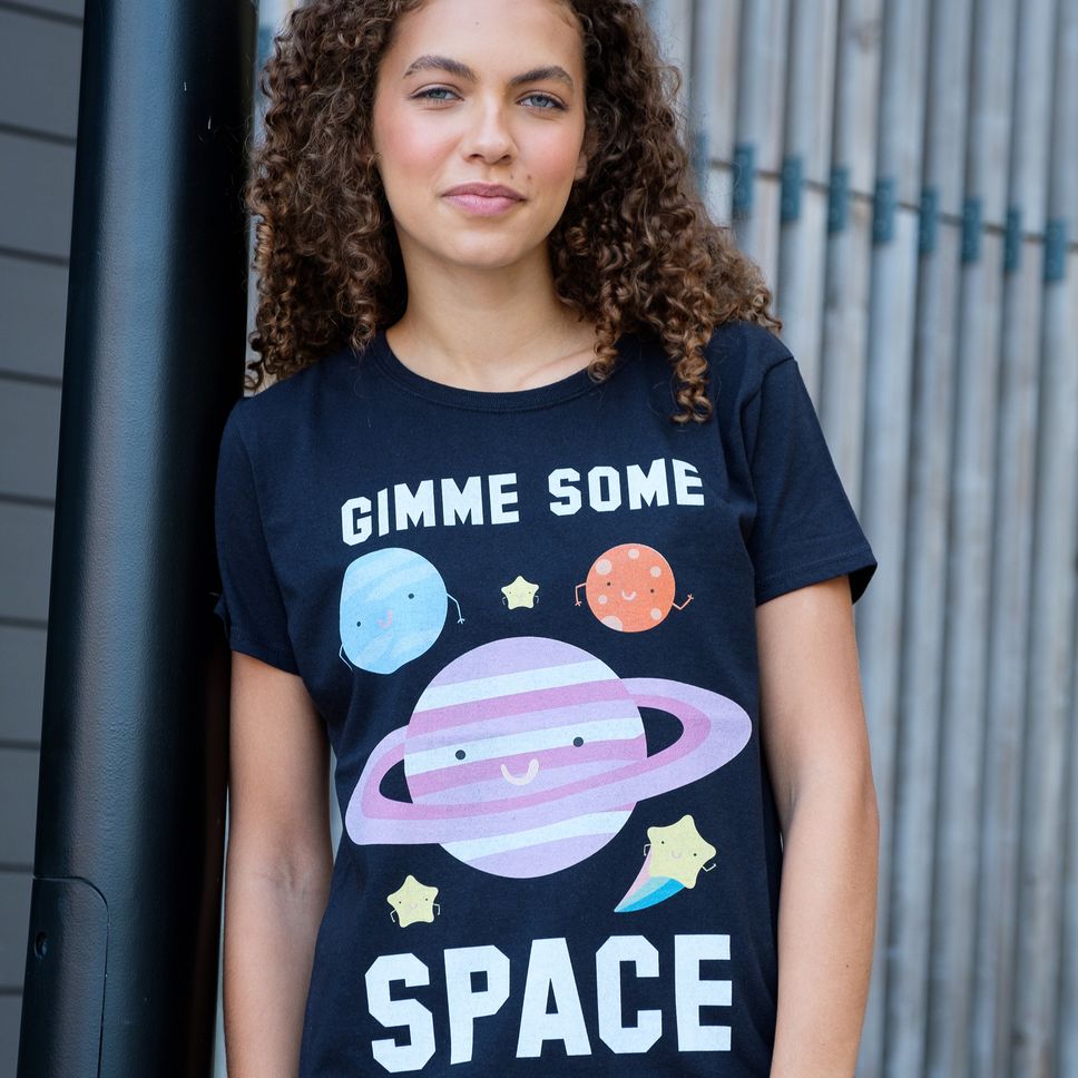 Gimme Some Space Women's Slogan TShirt