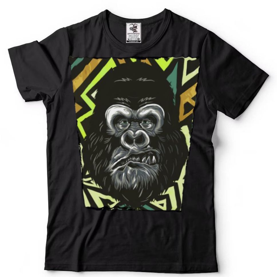 Gorilla Shirt Tribal Ape Vintage Retro Gorillas Shirt Hoodie, Sweter Shirt