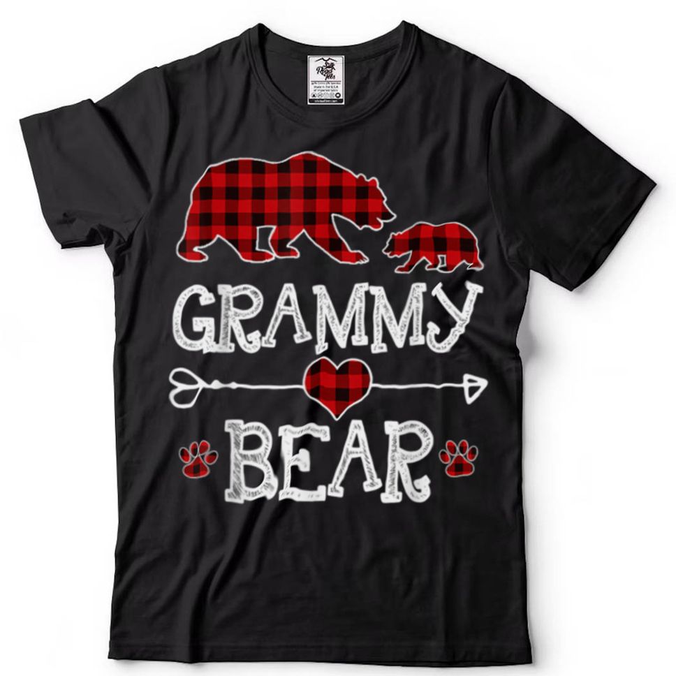 Grammy Bear Christmas Pajama Red Plaid Buffalo Family T Shirt Hoodie, Sweter Shirt