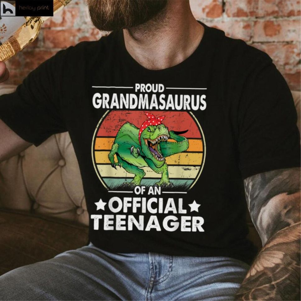 Grandma Grandmasaurus Official Teenager 13 Birthday Dinosaur T Shirt Hoodie, Sweater Shirt