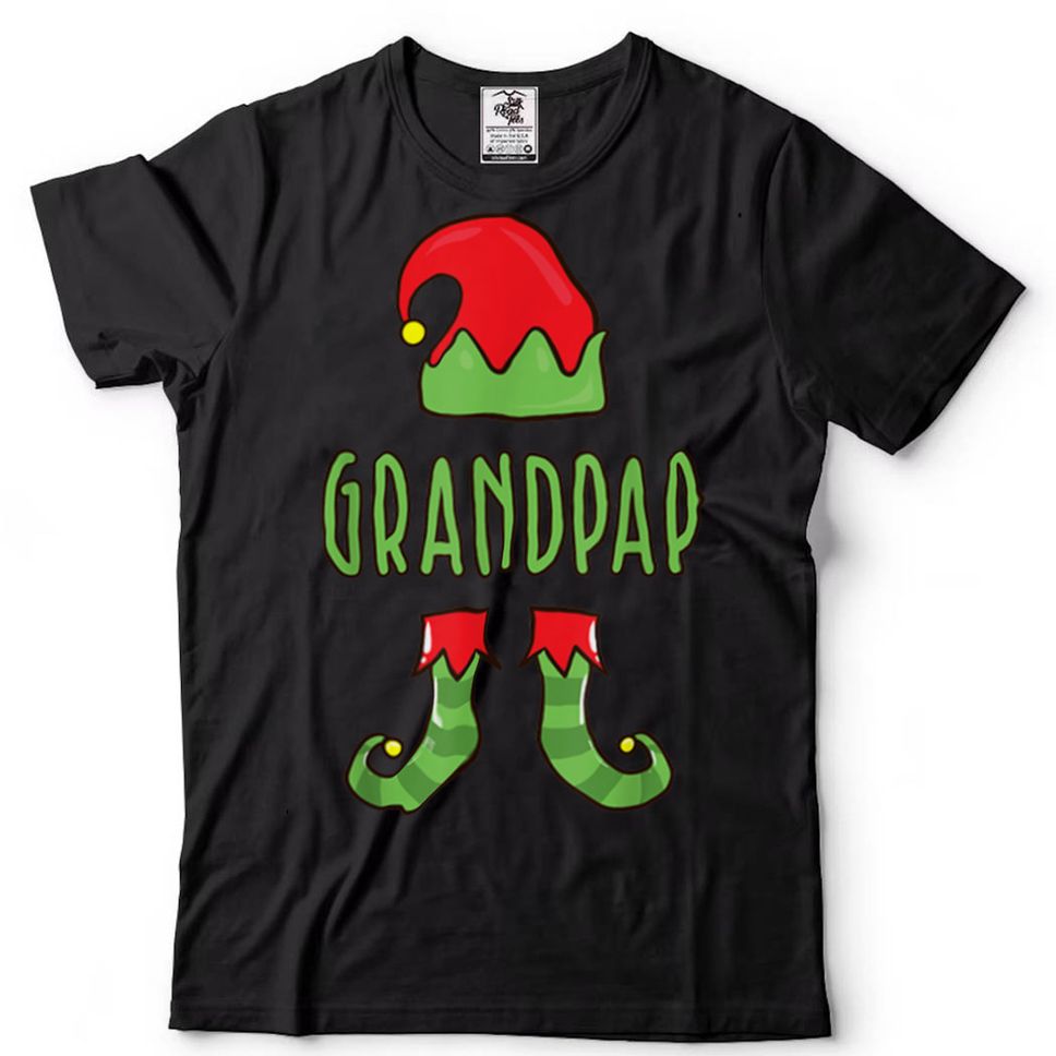 Grandpap Funny Christmas Matching Family Elf Nickname T Shirt Hoodie Sweter Shirt