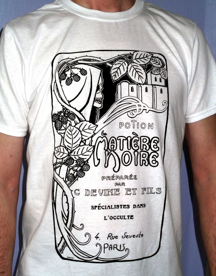 Grim Reaper t shirt FREE PP to UK gothic t shirt occult t shirt death's head t shirt art nouveau t shirt