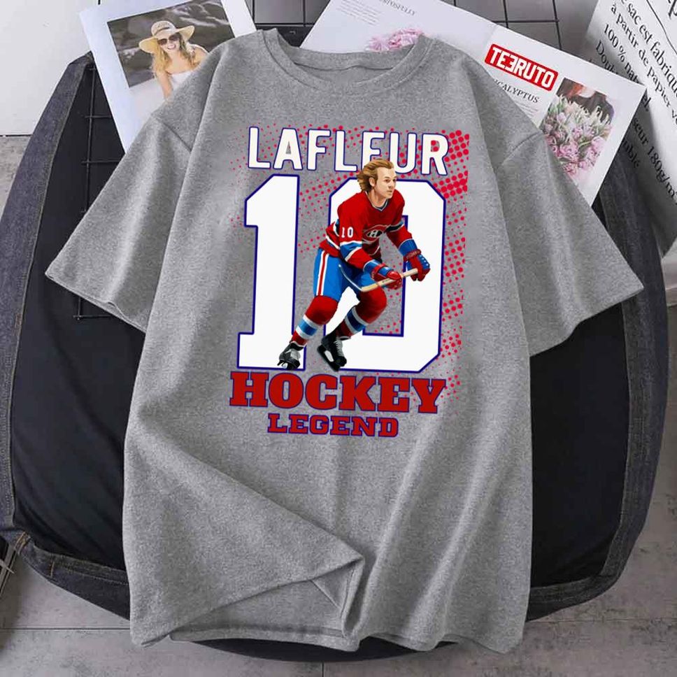 Guy Lafleur 10 Canadian Hockey Legend Unisex T Shirt