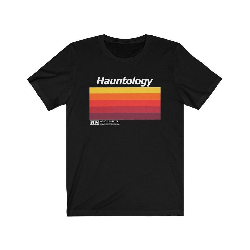 Hauntology Philosophy Tshirt Black Logo