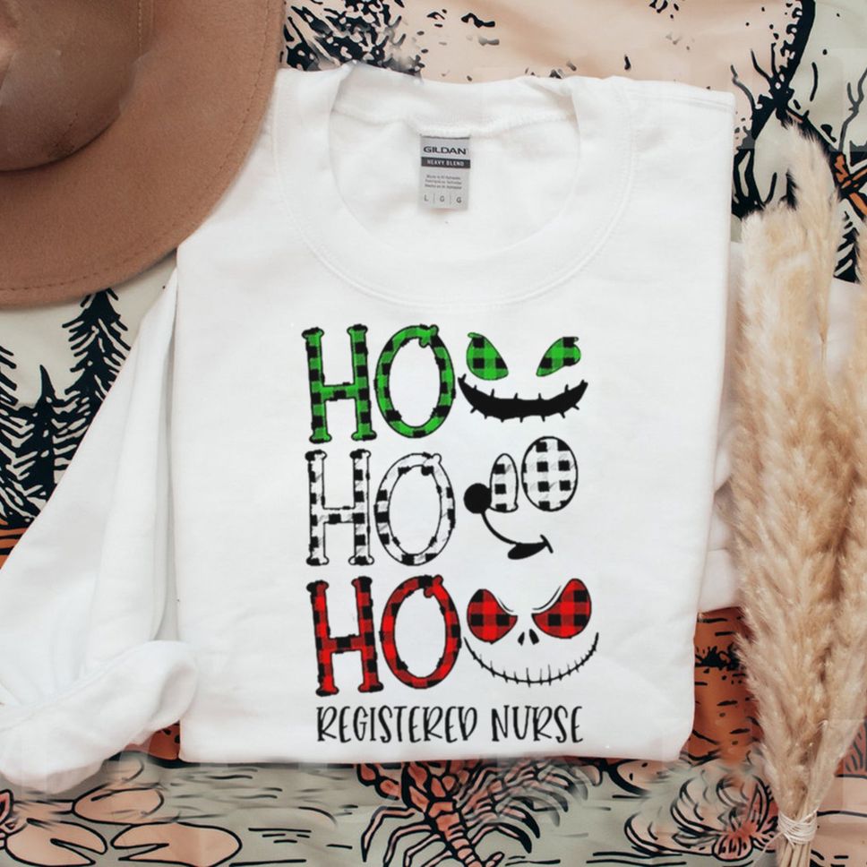 Ho Ho Ho Registered Nurse Christmas Sweater Shirt