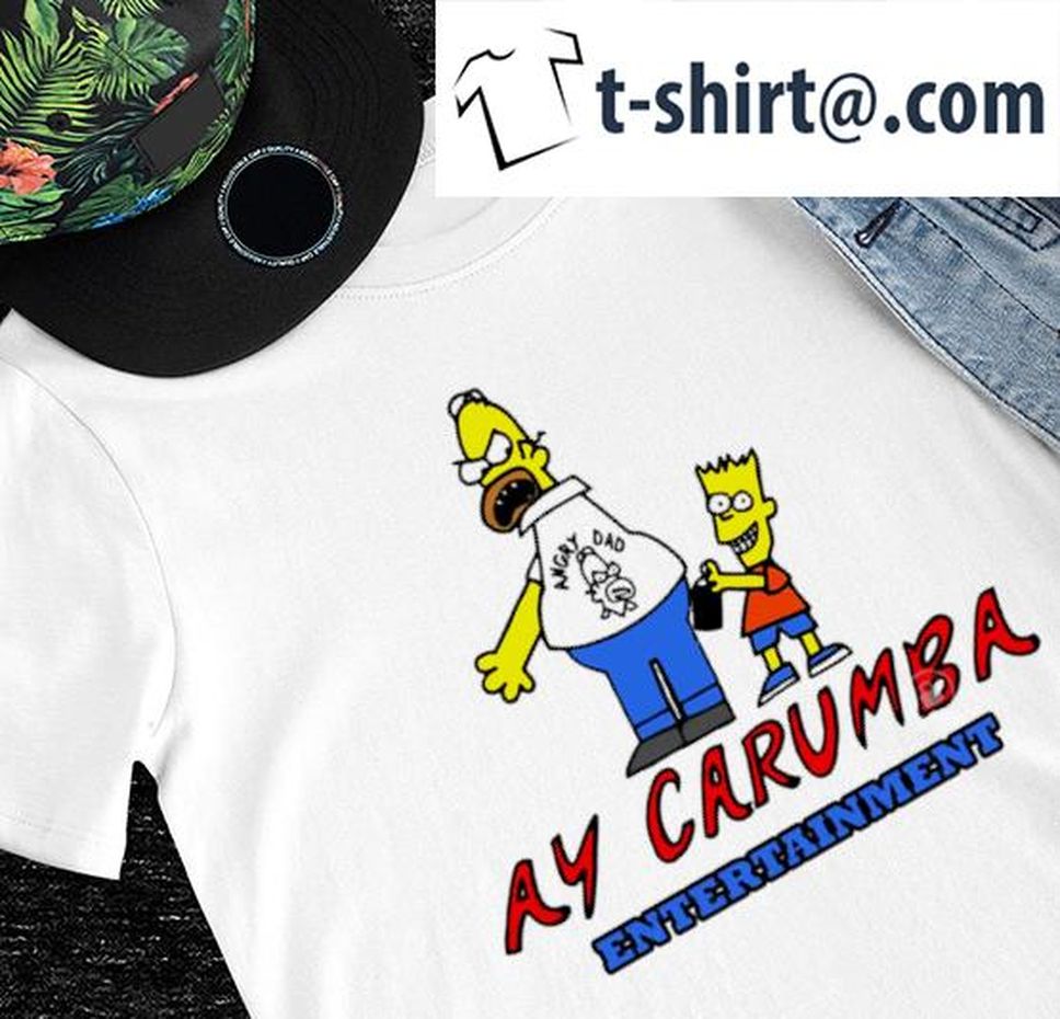 Homer Simpson And Bart Simpson Ay Carumba Entertainment Shirt