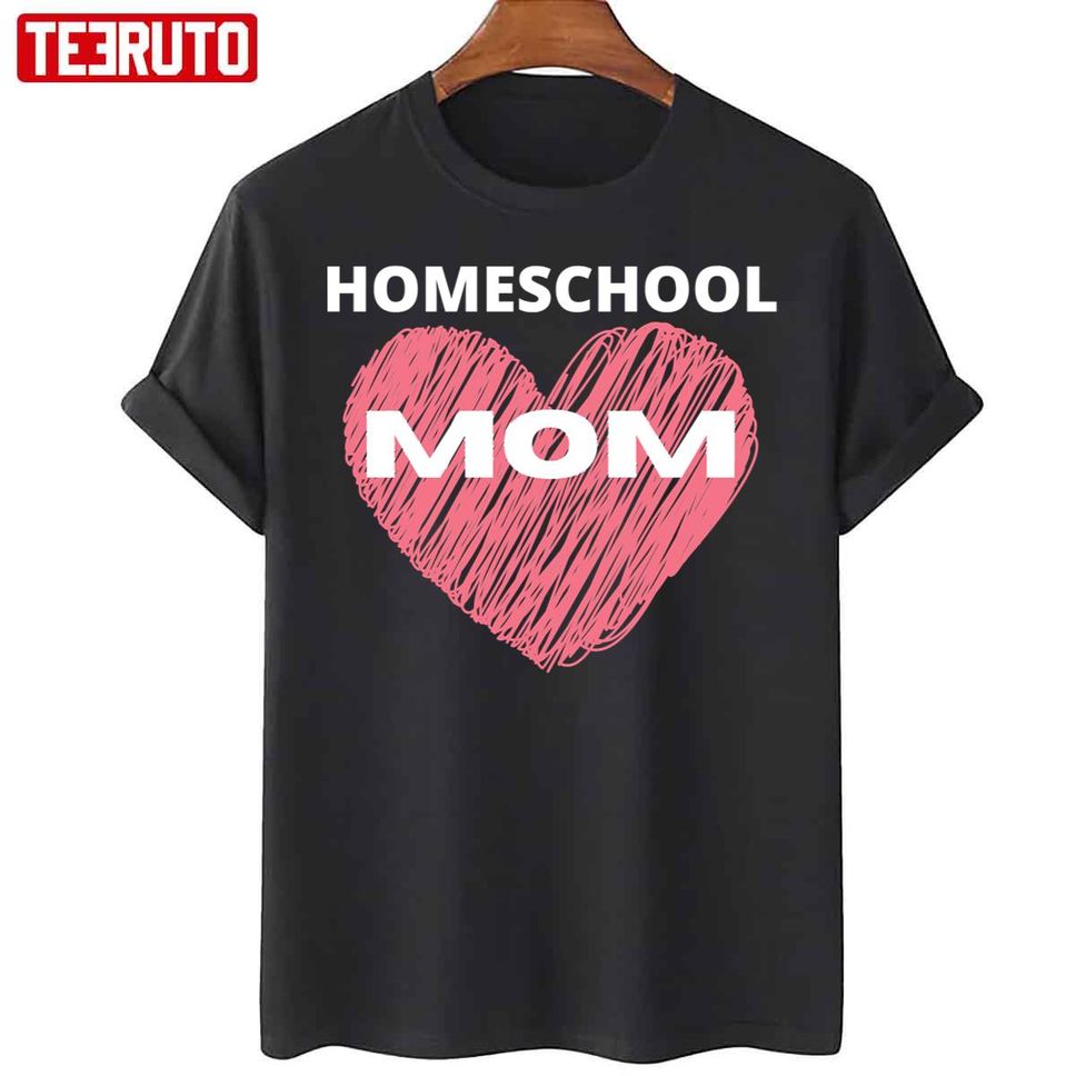 Homeschool Mom Red Heart Unisex T Shirt