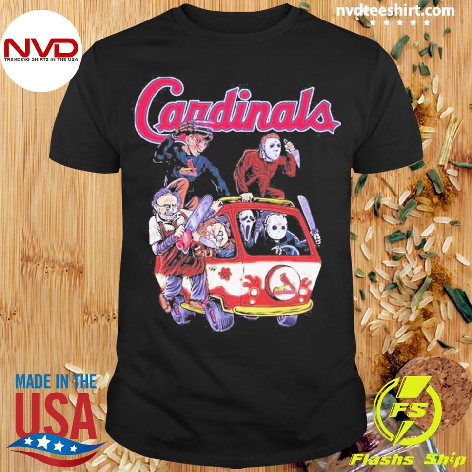 Horror Movies Characters St Louis Cardinals Shirt