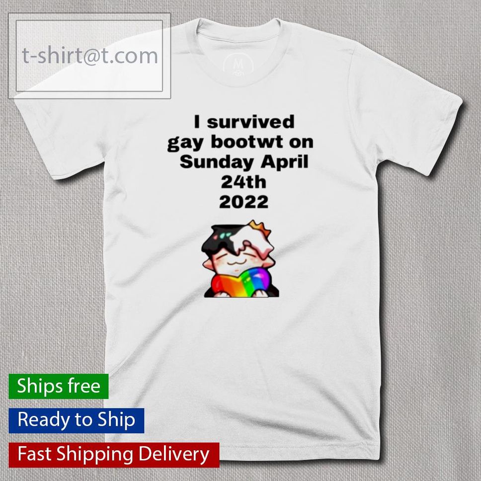 I Survived Gay Booty On Sunday 24th 2022 CheezitBrain Shirt