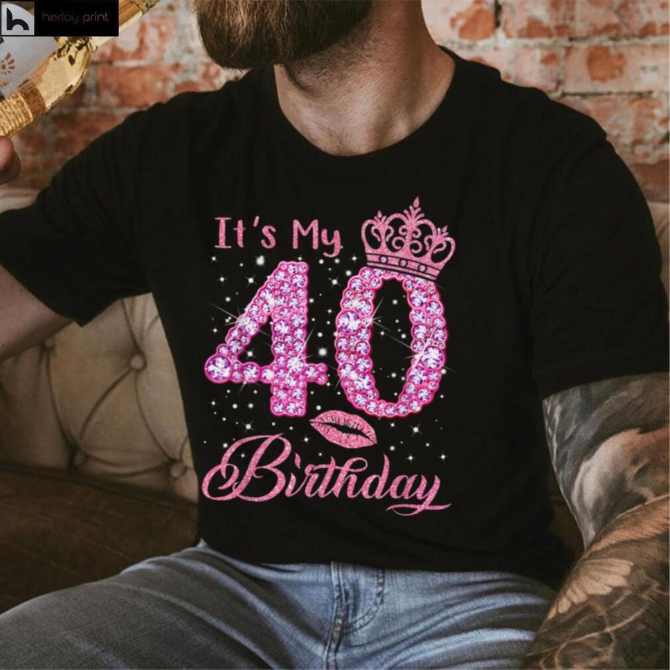 Its My 40th Birthday Queen 40 Years Old Shoes Crown Diamond T Shirt Hoodie, Sweater Shirt