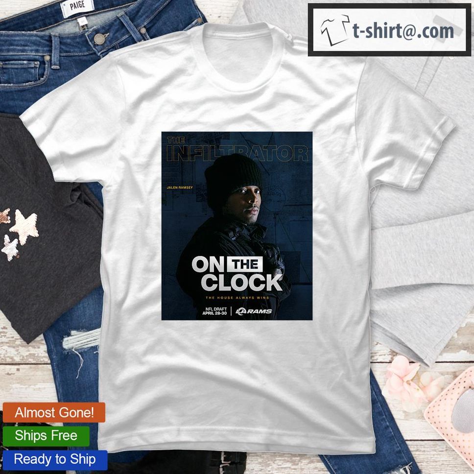 Jalen Ramsey The Infiltrator One The Clock The House Always Wins T Shirt