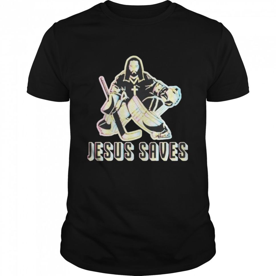 Jesus Saves Hockey Tshirt