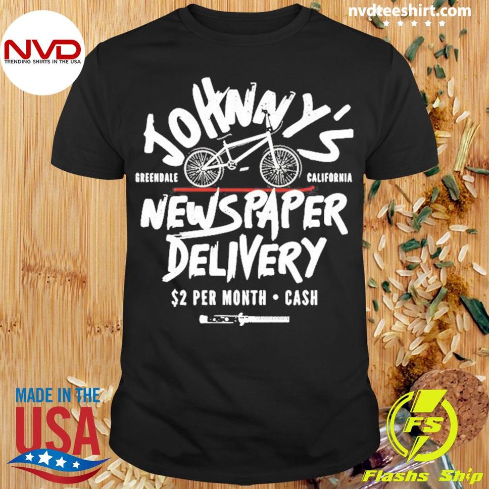 Johnnys Newspaper Delivery Shirt