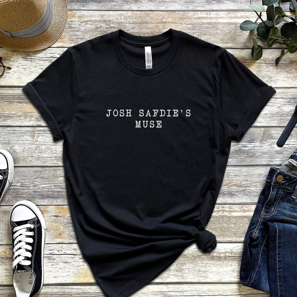 Josh Safdie's Muse Graphic TShirt Julia Fox Funny TShirt Custom Black Graphic Tee Funny Shirt Trendy TShirt Pop Culture