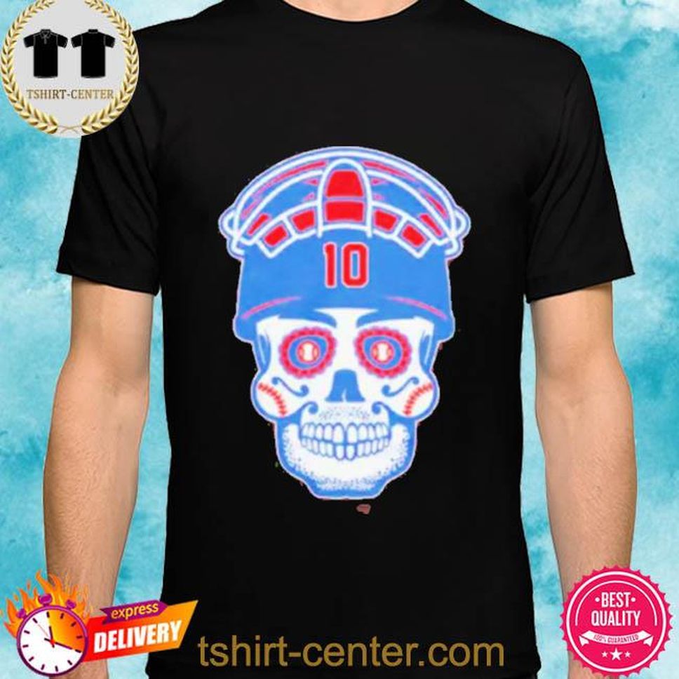 JT Realmuto Sugar Skull Baseball Shirt