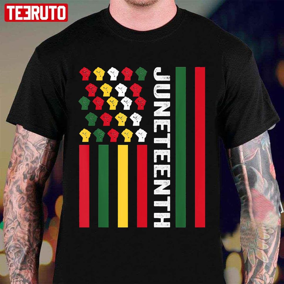 Juneteenth Black History Flag African American Since 1865 Unisex T Shirt
