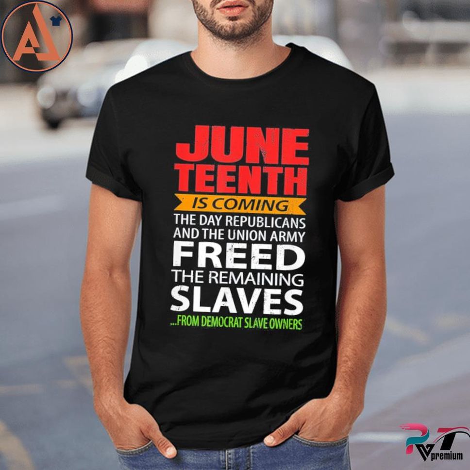 Juneteenth Freedom Day June 19 African American Conservative Shirt
