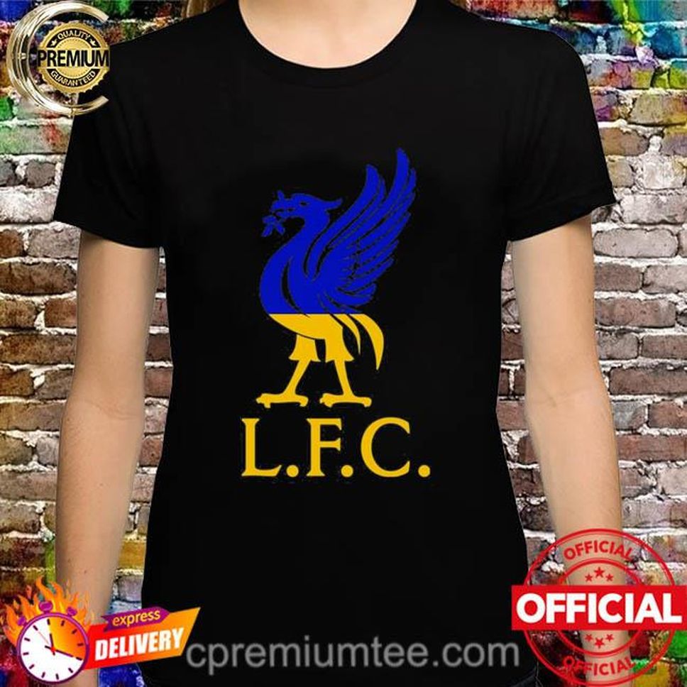 Jurgen Klopp Wearing L.f.c. Liverpool F.c. Anfield Liver Bird Shirt