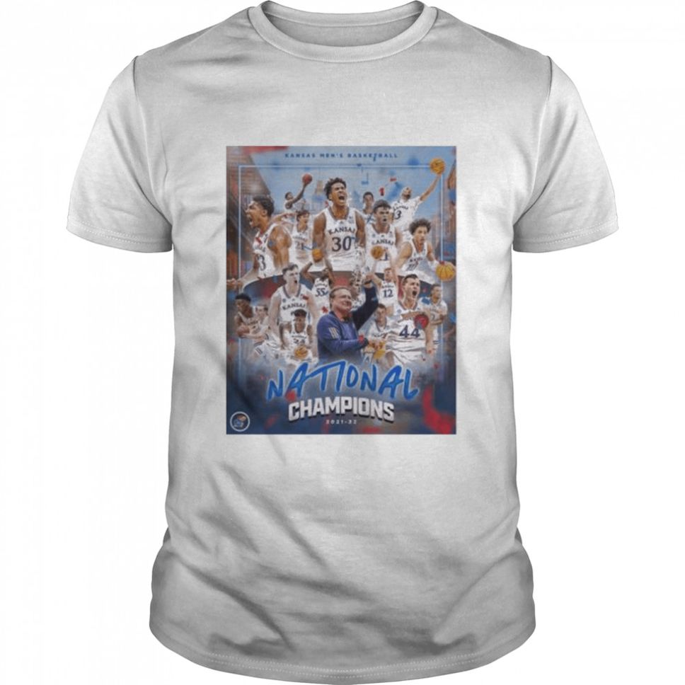 Kansas jayhawks mens basketball 2022 national champions shirt