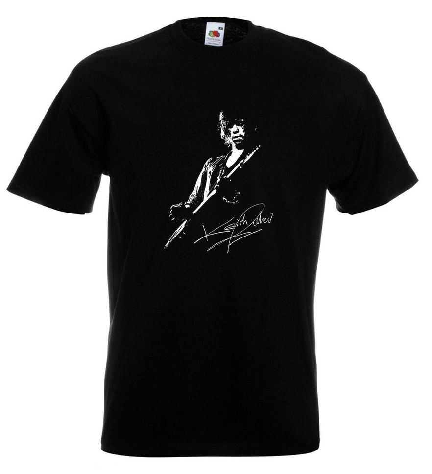 Keith Richards Autograph T Shirt 12 Colours