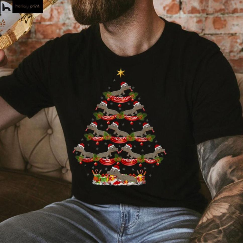 Komodo Dragon Xmas Lighting Komodo Dragon Christmas Tree T Shirt Hoodie, Sweater Shirt