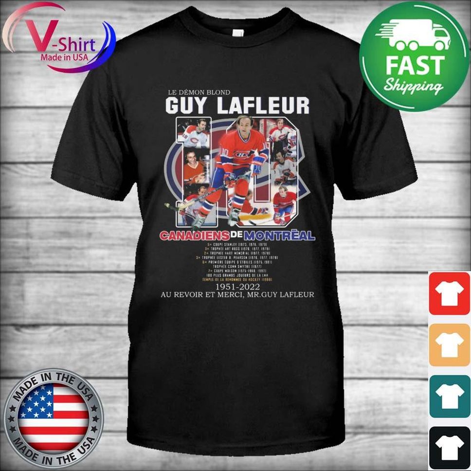 Le Demon Blond Guy Lafleur 10 Canadiens De Montreal 1951 2022 Shirt