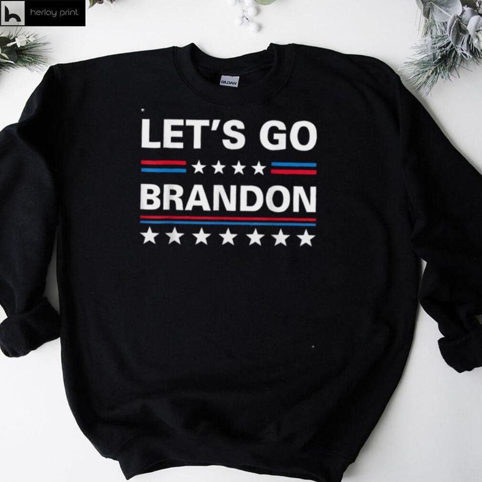 Lets Go Brandon US Flag Funny T Shirt 1