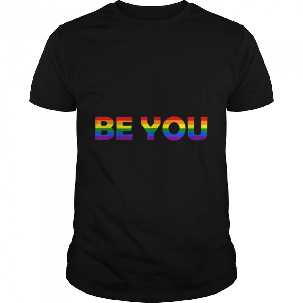 LGBTQ Be You Gay Pride LGBT Ally Rainbow Flag Alphabet T Shirt B09VYY6VD1