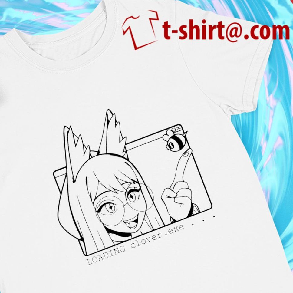 Loading Clover exe character funny Tshirt