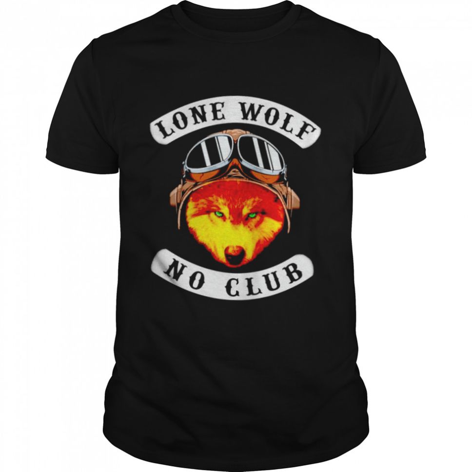 Lone wolf no club shirt
