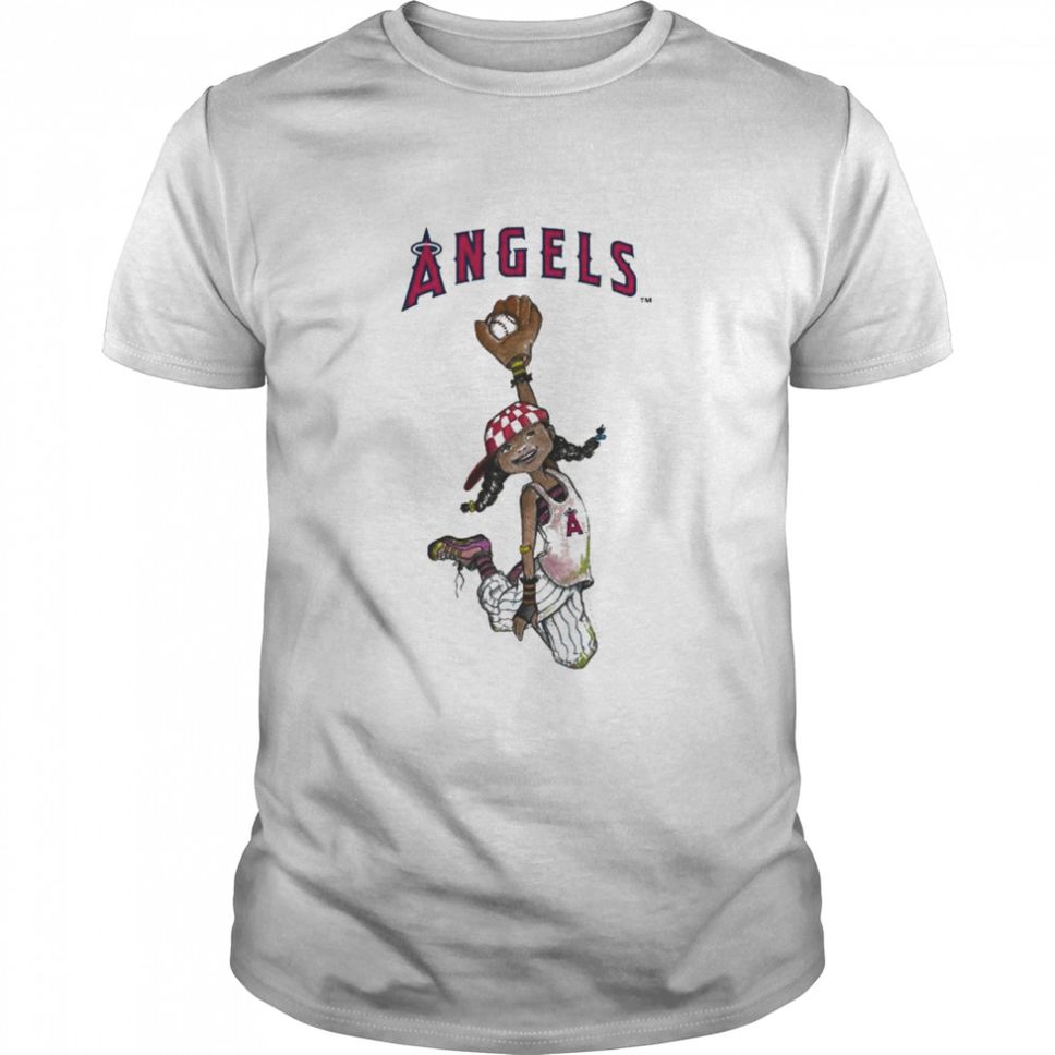 Los Angeles Angels Tiny Turnip Toddler Jada TShirt