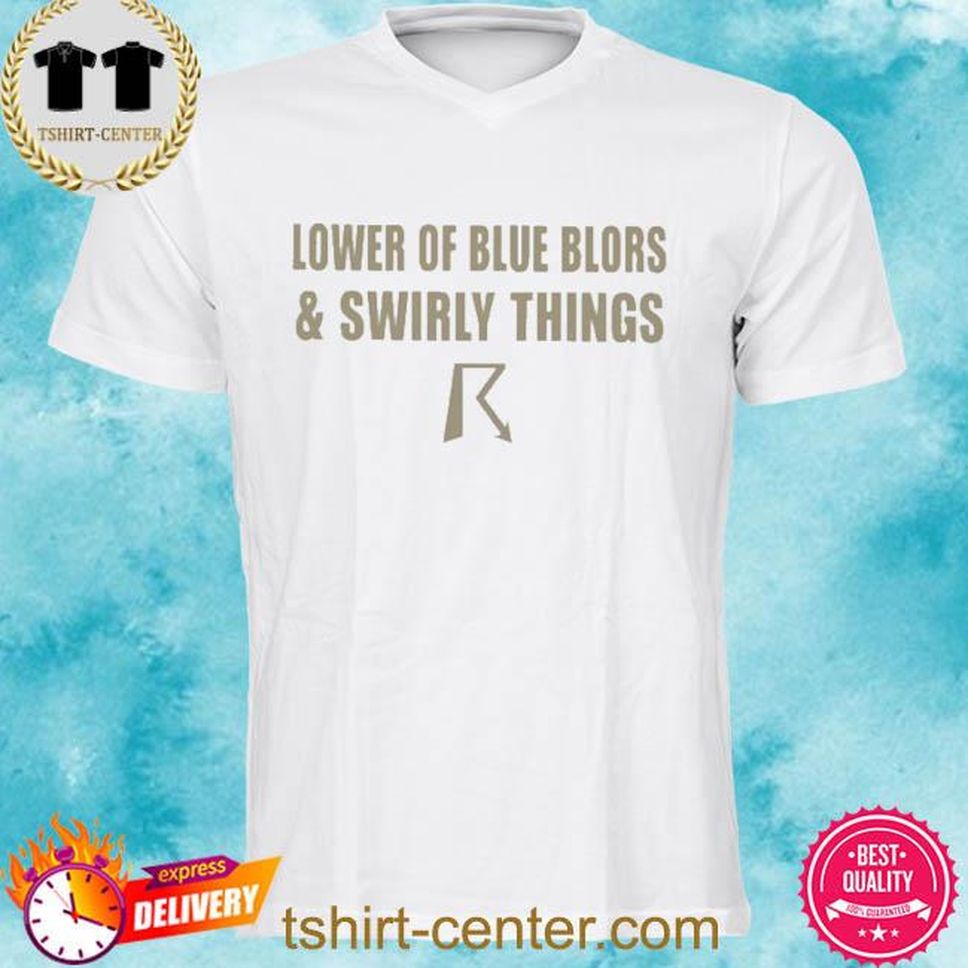 Lover Of Blue Blobs 038 Swirly Things Caroline Brooke Shirt