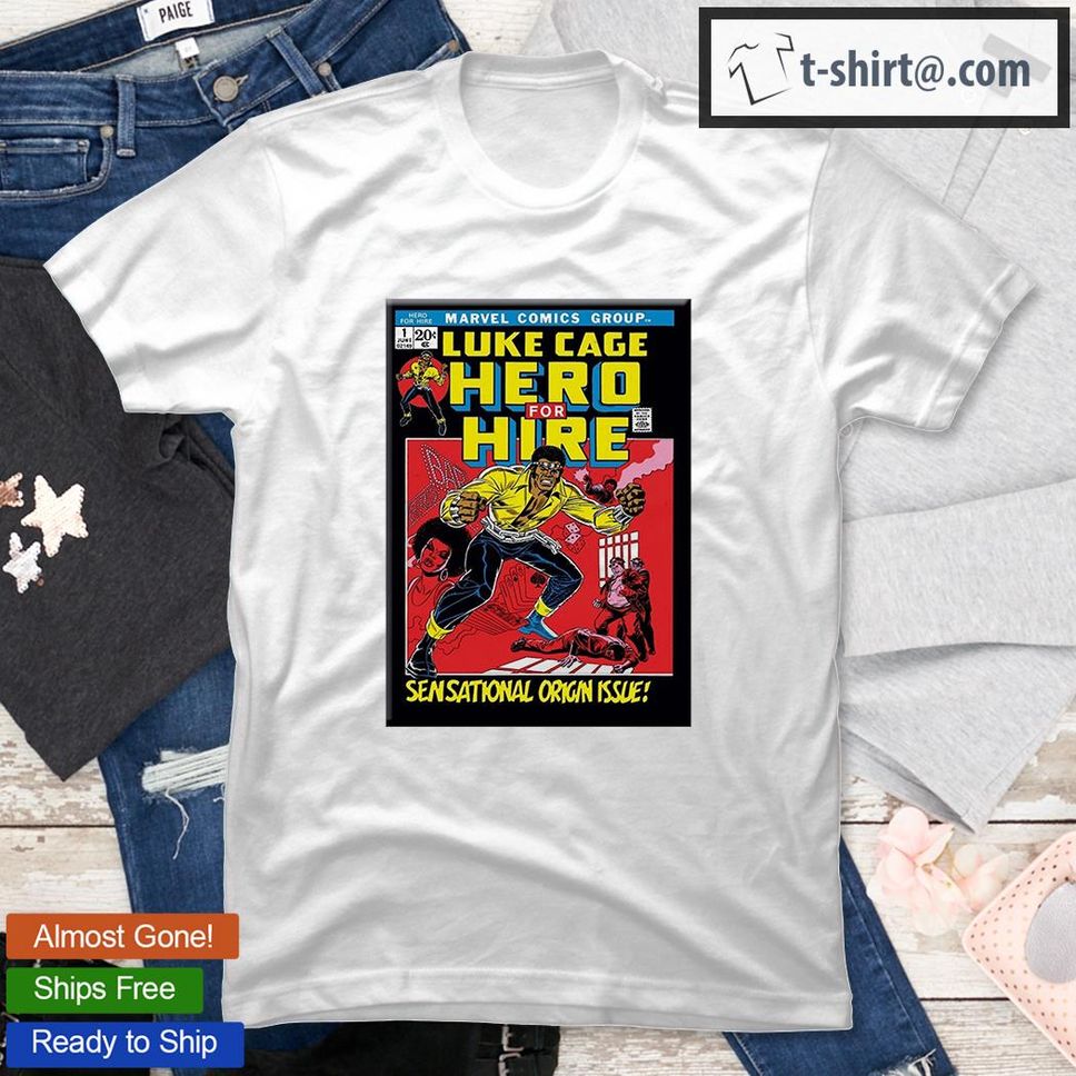 Marvel Comics Group Luke Cage Hero For Hire Sensational Origin Issue T Shirt