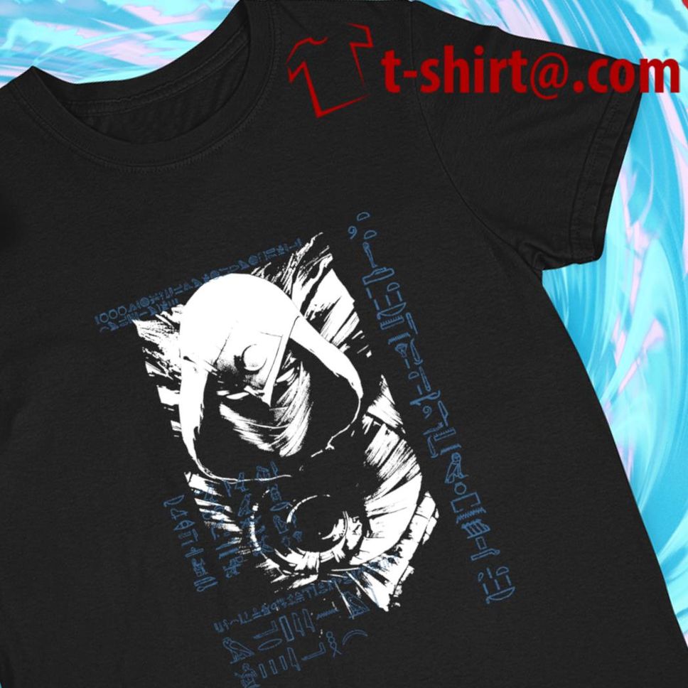 Marvel Moon Knight Ancient Glyph Grunge Knight T Shirt