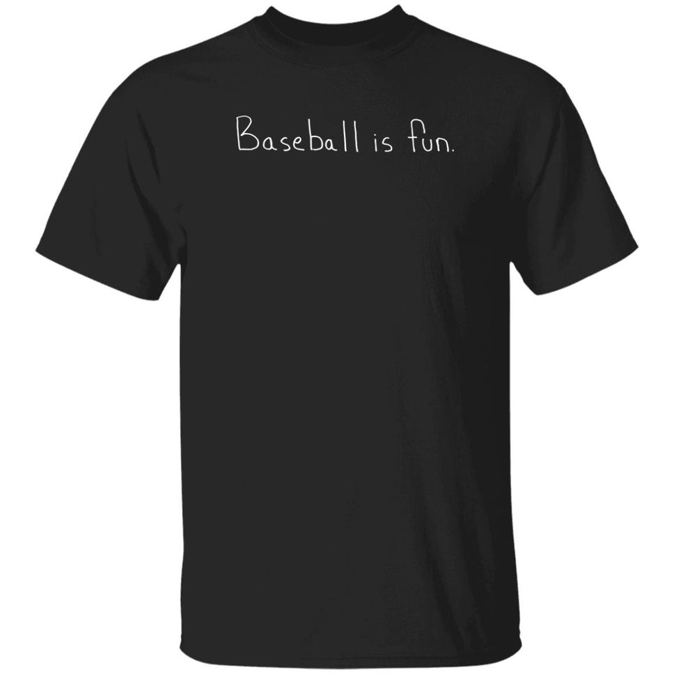 Maverick Phillips Baseball Is Fun T Shirt Brett Phillips Gifted Liam Hendriks His “Baseball Is Fun” T Shirts