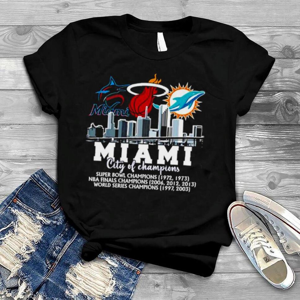 Miami City Of Champions Shirt