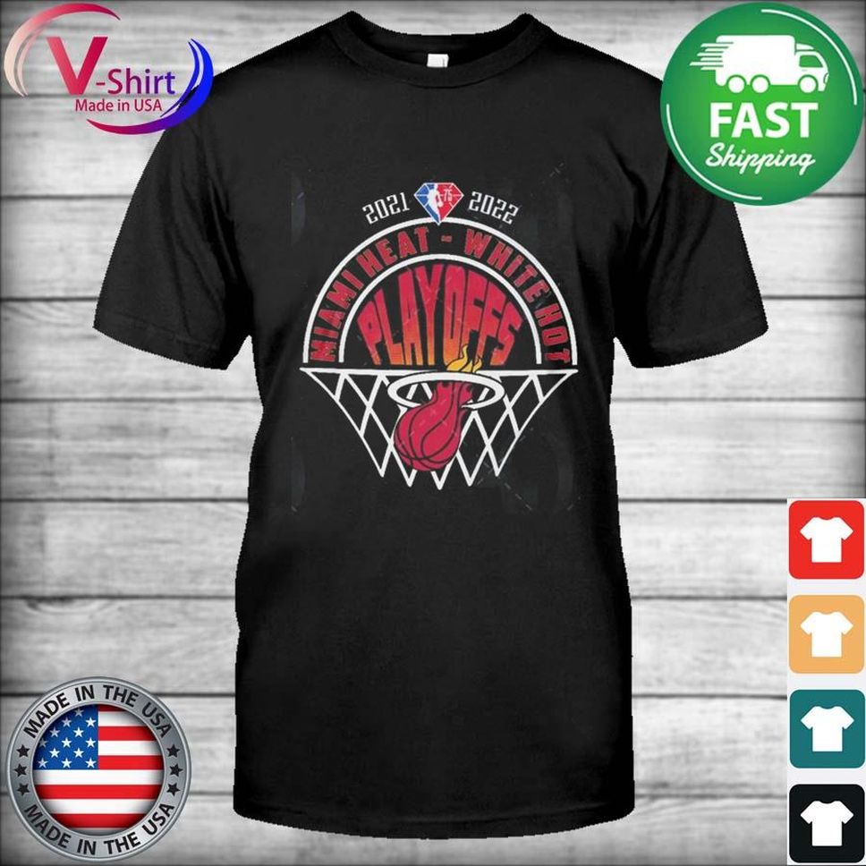 Miami Heat Volleyball 20212022 Playoffs Two Sided Shirt
