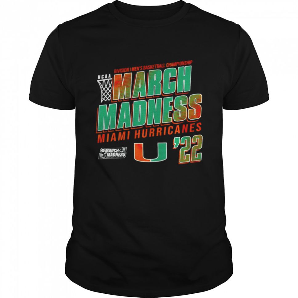 Miami Hurricanes 2022 NCAA Division I Mens Basketball Championship March Madness shirt