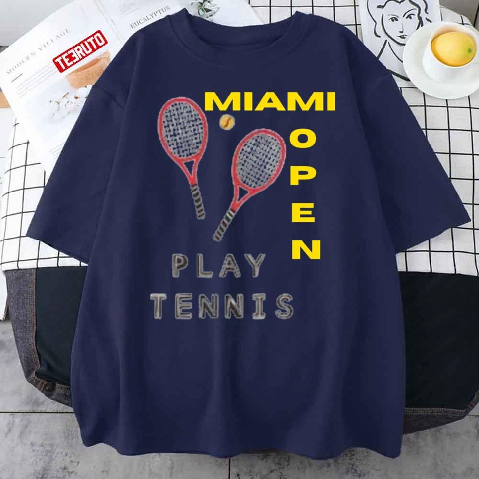 Miami Open Playe Tennis Team 2022 Unisex TShirt