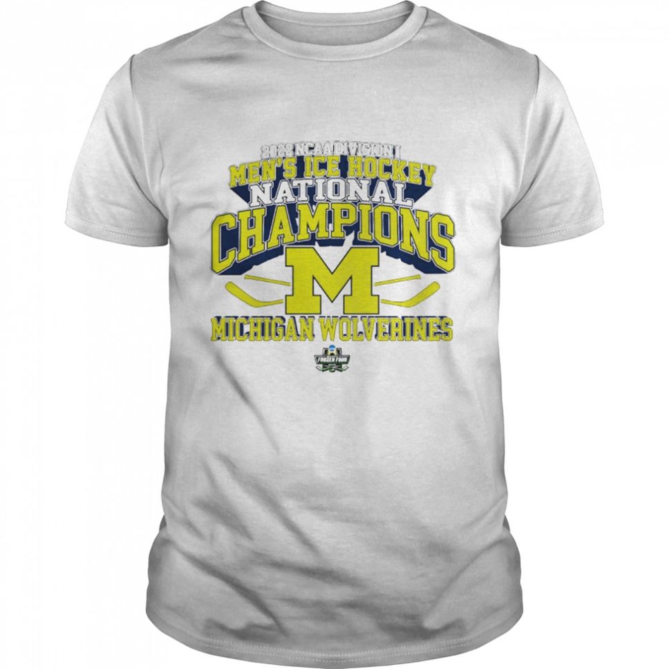 Michigan Wolverines NCAA Division I Mens Ice Hockey National Champions 2022 Shirt