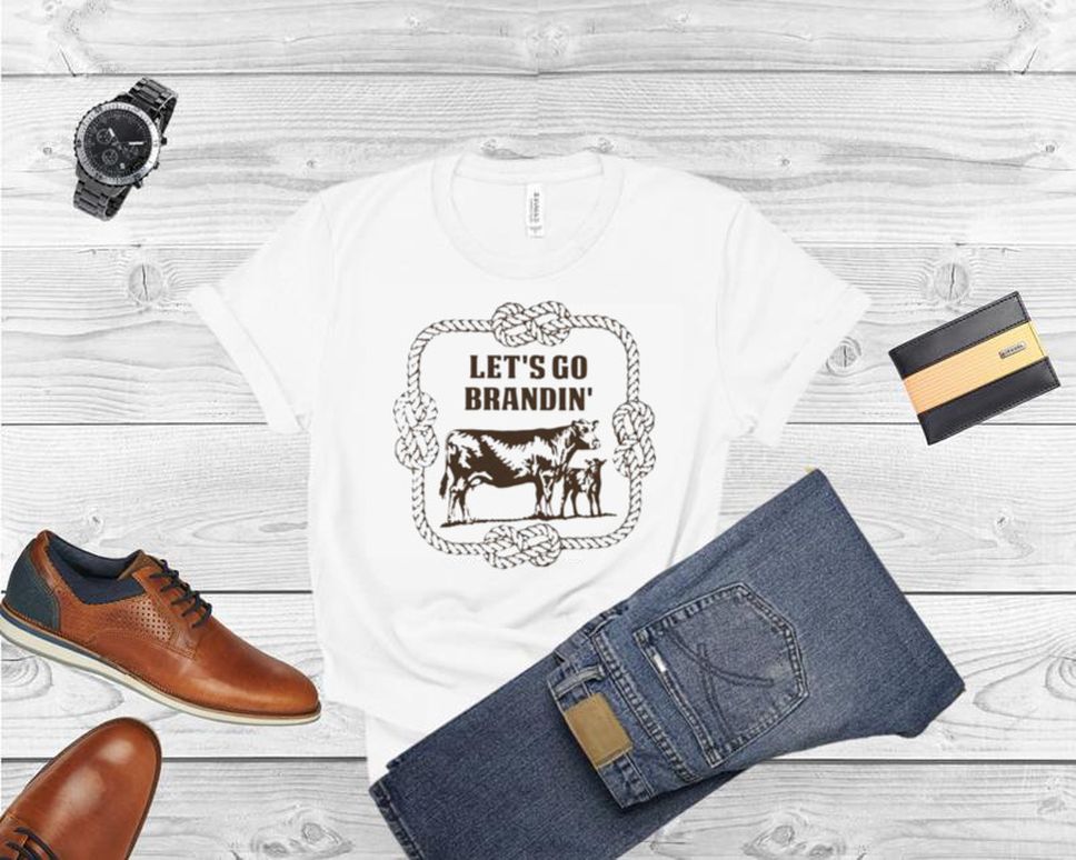 Milk Cow Farmer Anti Liberal Lets Go Brandin shirt