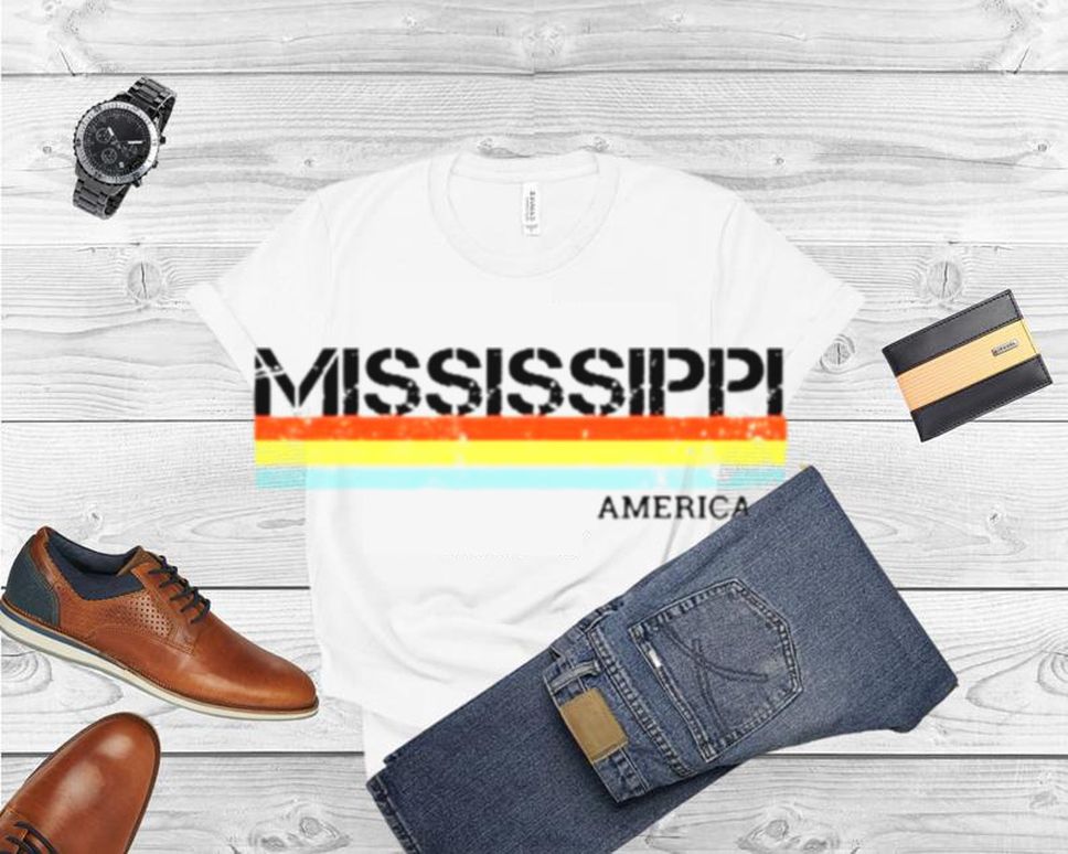 Mississippi America retro vintage T shirt