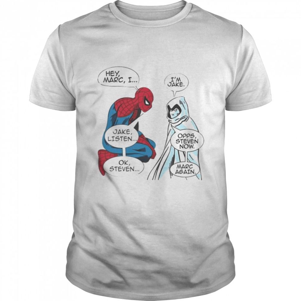 Moon Knight Vs Spiderman Shirt
