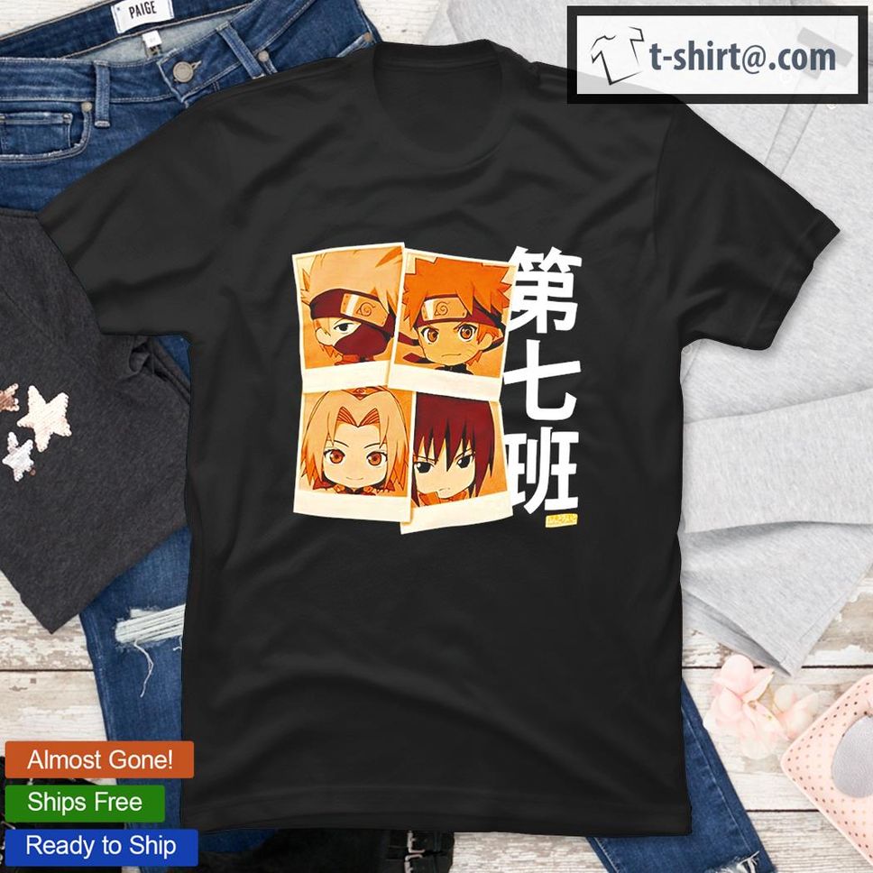 Naruto Shippuden Nendoroid Team 7 Photos T Shirt