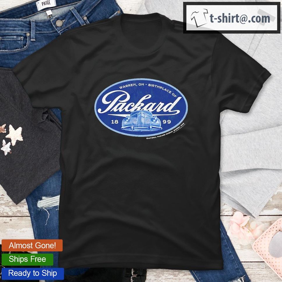 Navy Tonal Packard Car Vintage Grill Shirt Sweet Vintage TShirt