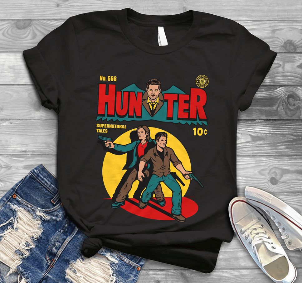 No 666 Hunter Comic Supernatural Tales TShirt Supernatural Winchesters Shirt Gift Tee For You And Your Friends