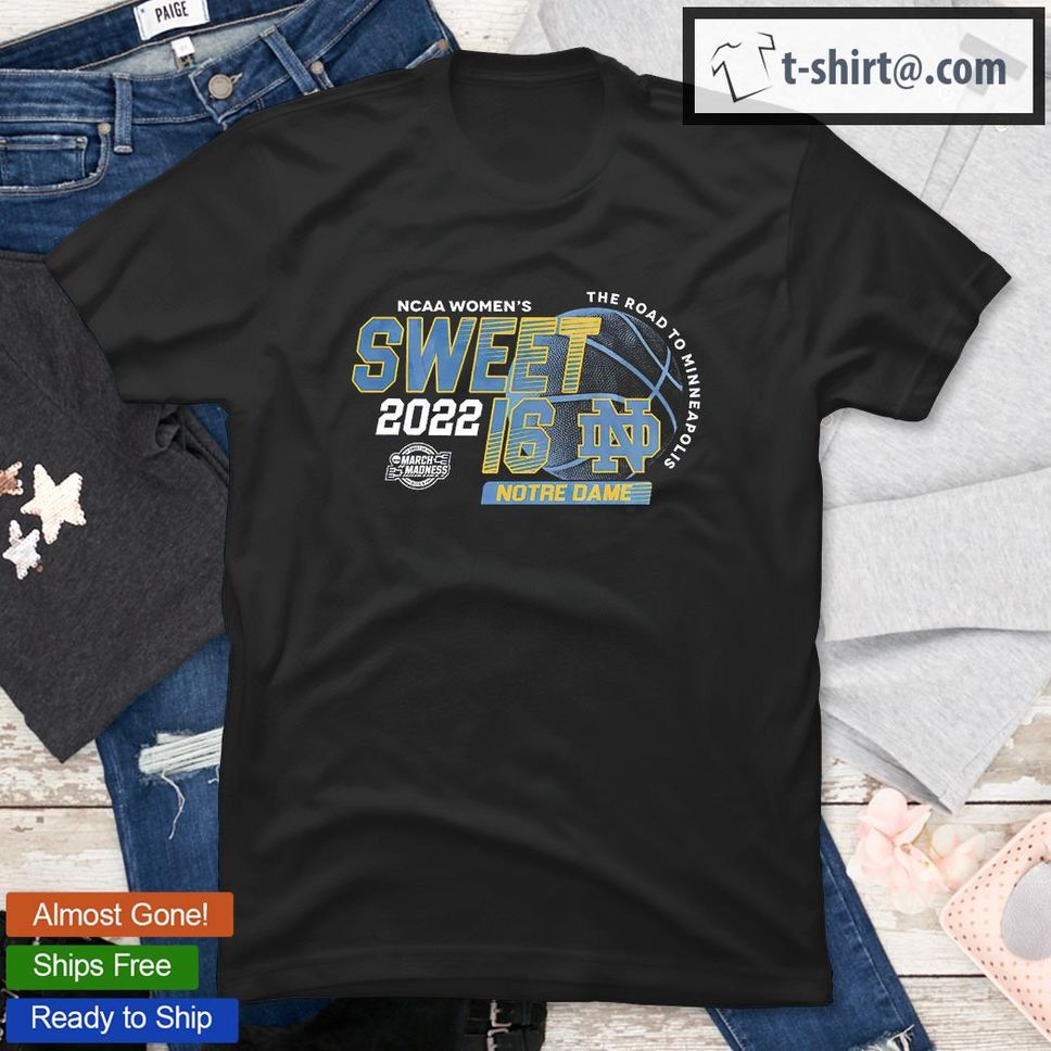 Notre Dame Fighting Irish NCAA Women's Basketball Sweet 16 Logo TShirt