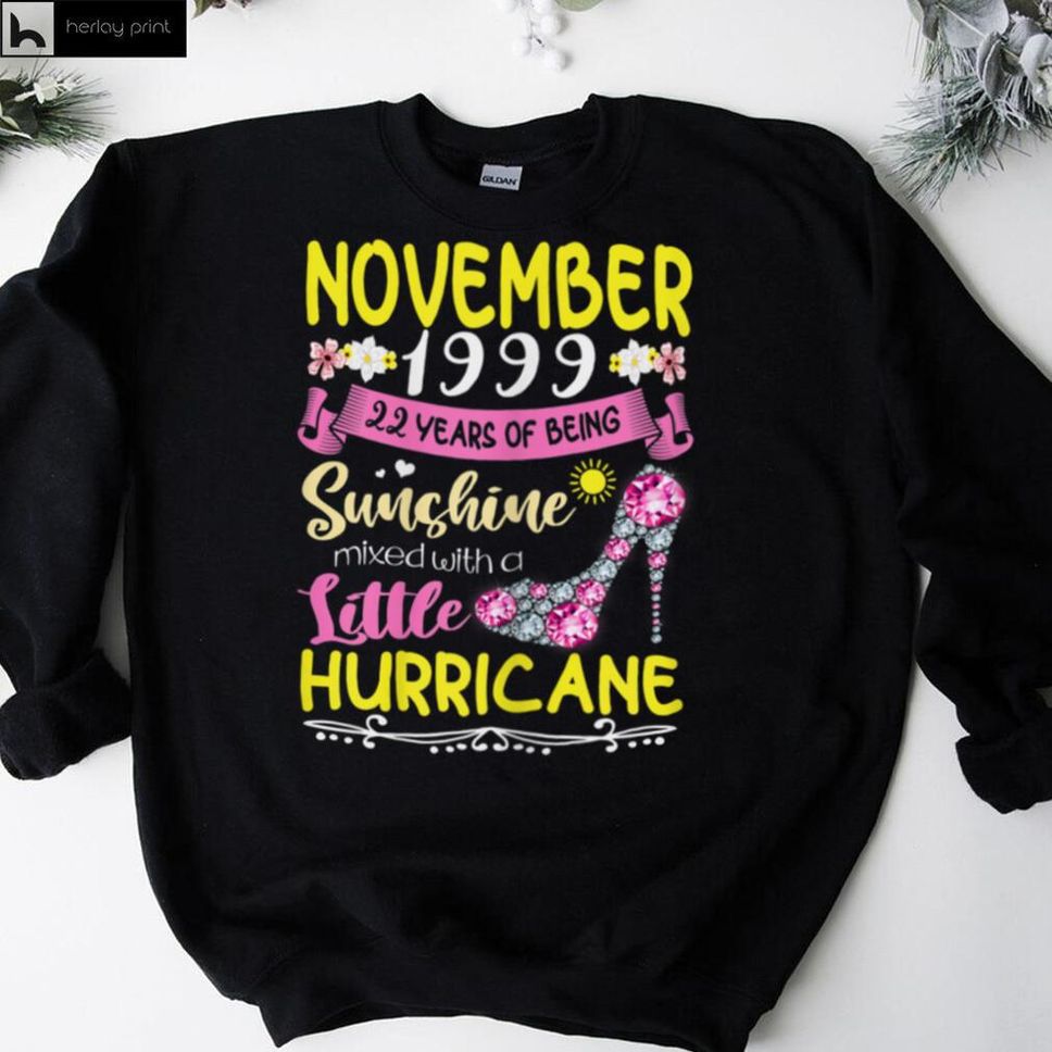 November Girls 1999 Shirt 22 Years Old Awesome Since 1999 T Shirt